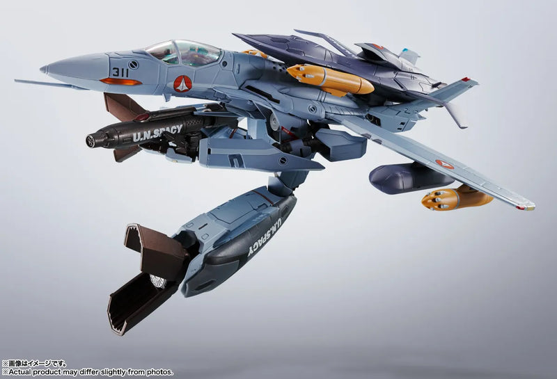 Load image into Gallery viewer, Bandai - Hi-Metal R Macross Zero - VF-0A Phoenix (Shin Kudo Use) + QF-2200D-B Ghost
