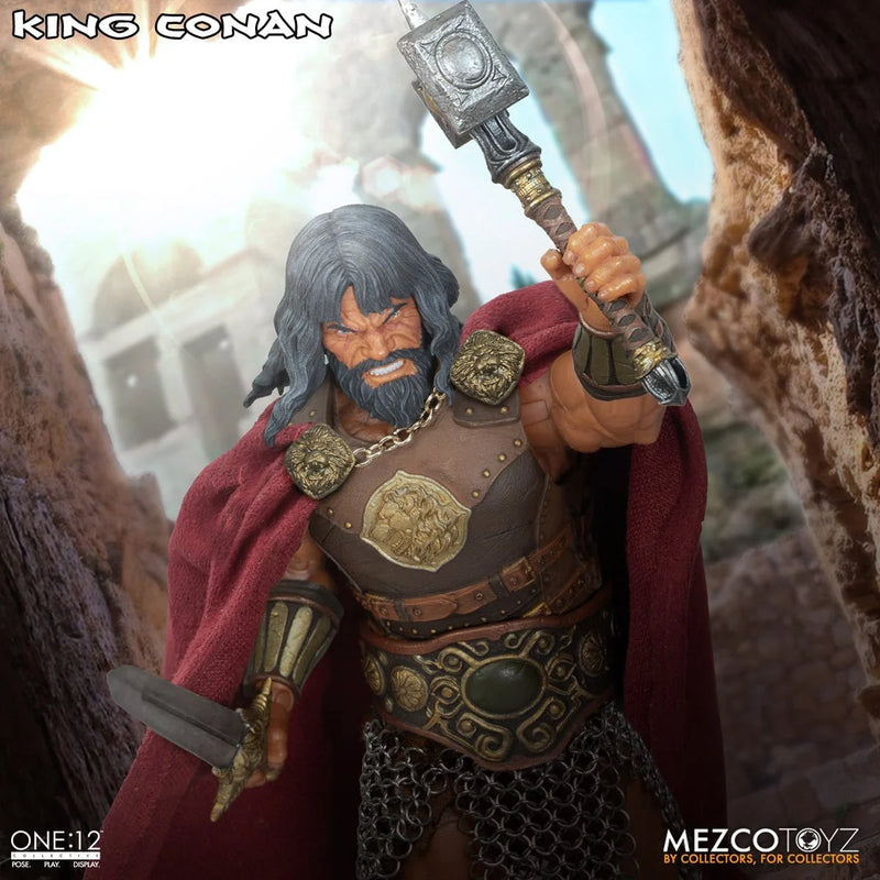 Load image into Gallery viewer, Mezco Toyz - One 12 Conan The Barbarian - King Conan
