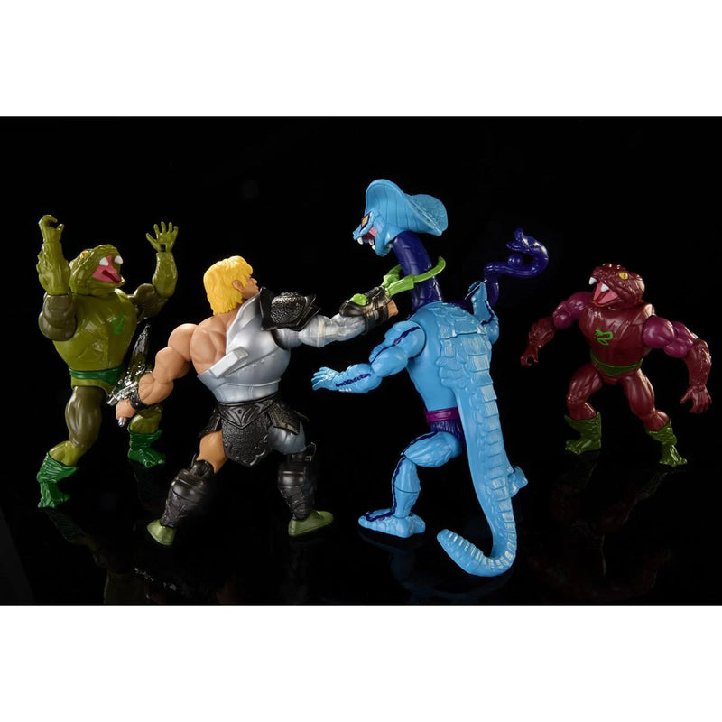 Load image into Gallery viewer, Masters of the Universe - Diabolical Snake Invasion - Snake Men 4 Pack (Exclusive)
