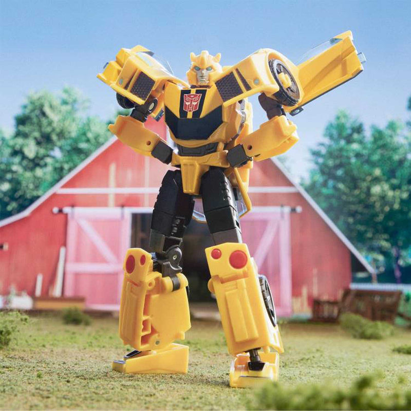 Load image into Gallery viewer, Transformers - EarthSpark - Deluxe Bumblebee (Dr. Meridian Mandroid BAF)
