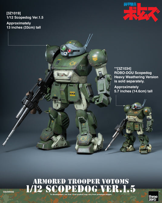 Threezero - Armored Trooper Votoms 1/12 - Scopedog (Version 1.5)