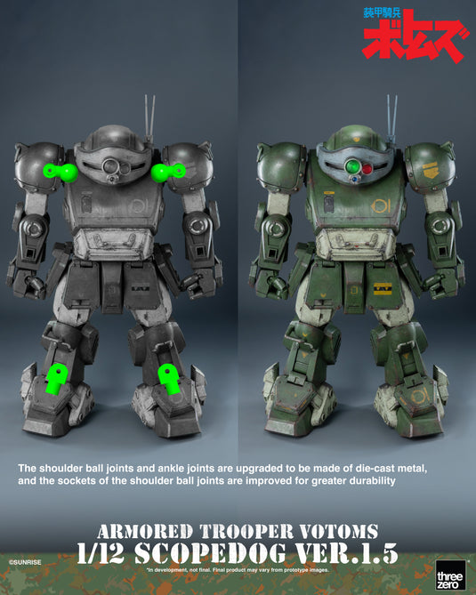 Threezero - Armored Trooper Votoms 1/12 - Scopedog (Version 1.5)