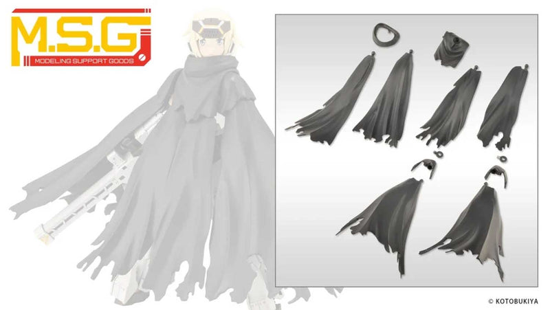 Load image into Gallery viewer, Kotobukiya - MSG - Dress Up Parts - Crash &amp; Side Cloak (Black Ver.)
