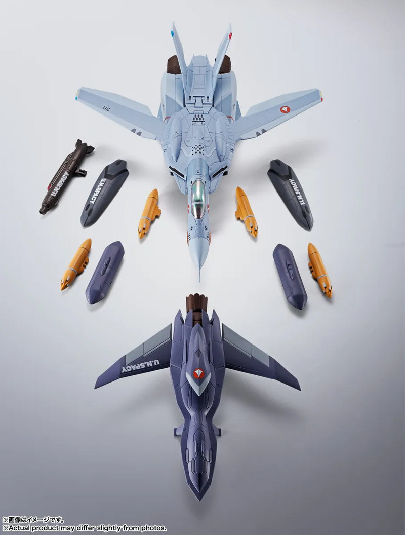 Load image into Gallery viewer, Bandai - Hi-Metal R Macross Zero - VF-0A Phoenix (Shin Kudo Use) + QF-2200D-B Ghost
