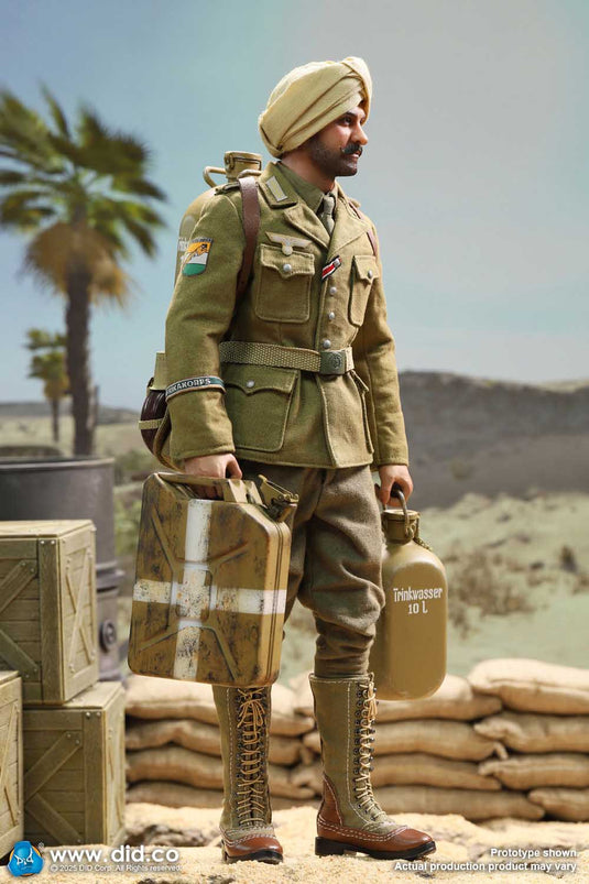 DID - 1/6 WWII German Africa Corps - Supply Duty Ishaan & Panzer Commander Stauffenberg