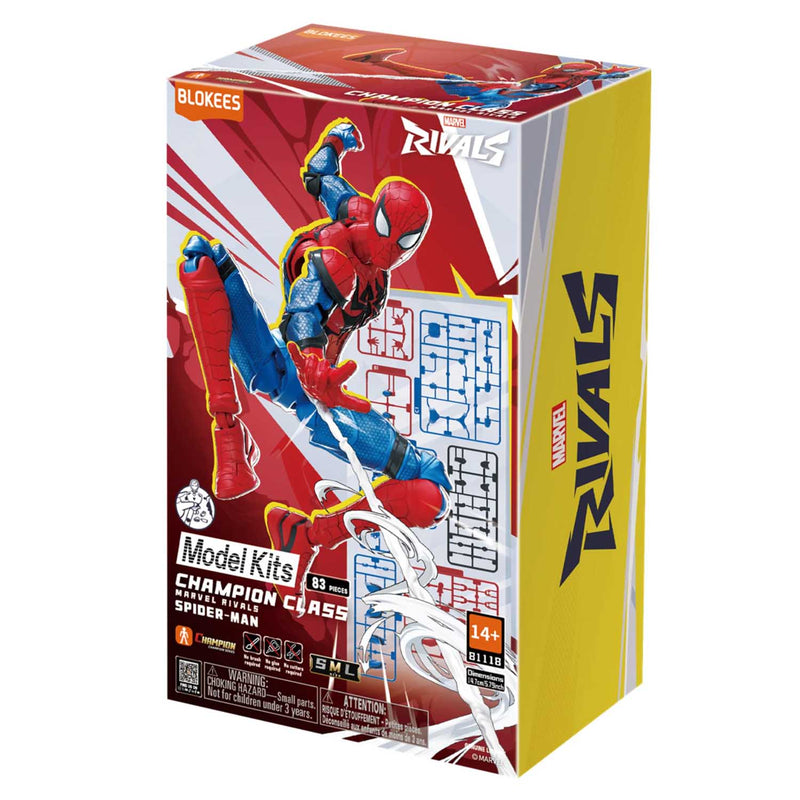 Load image into Gallery viewer, Blokees - Marvel Rivals Champion Class 06 - Spider-Man Model Kit
