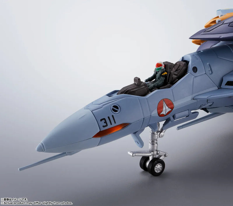 Load image into Gallery viewer, Bandai - Hi-Metal R Macross Zero - VF-0A Phoenix (Shin Kudo Use) + QF-2200D-B Ghost
