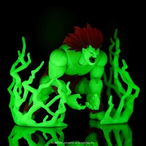 Jada Toys - Ultra Street Fighter II The Final Challengers - Blanka Glow-in-the-Dark 1/12 Scale (EE Exclusive)