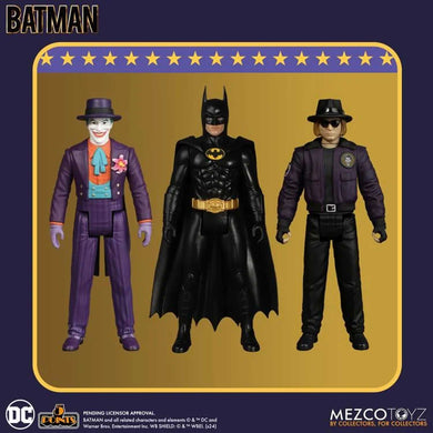 Mezco Toyz - Batman (1989) 5 Points Series 2 Set of 3
