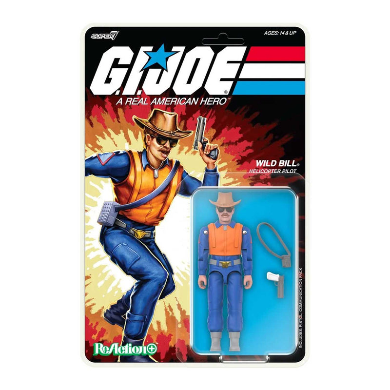 Load image into Gallery viewer, Super 7 - Reaction+ (O-Ring Figure) G.I. Joe - Wild Bill (Cartoon)
