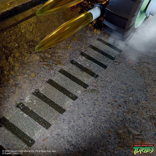 Super 7 - Teenage Mutant Ninja Turtles Ultimates - Shell Cycle Vehicle (2003 Animated Series)