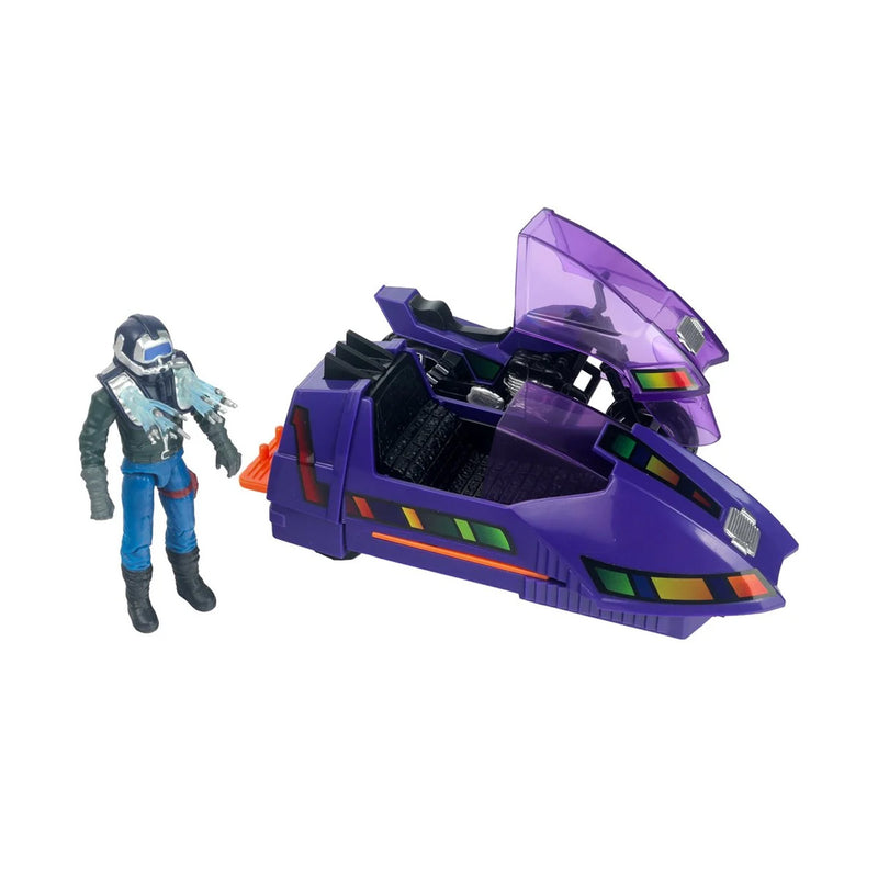 Load image into Gallery viewer, The Loyal Subjects - M.A.S.K. - Stealth Submarine Cycle Vehicle (SSC) with Sly Rax
