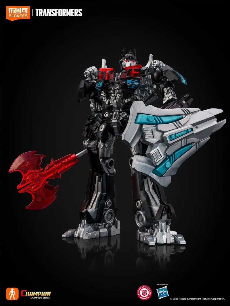 Load image into Gallery viewer, Blokees - Transformers: Dark of the Moon DX Champion Class - 21 Black Jet Wing Optimus Prime (Exclusive)
