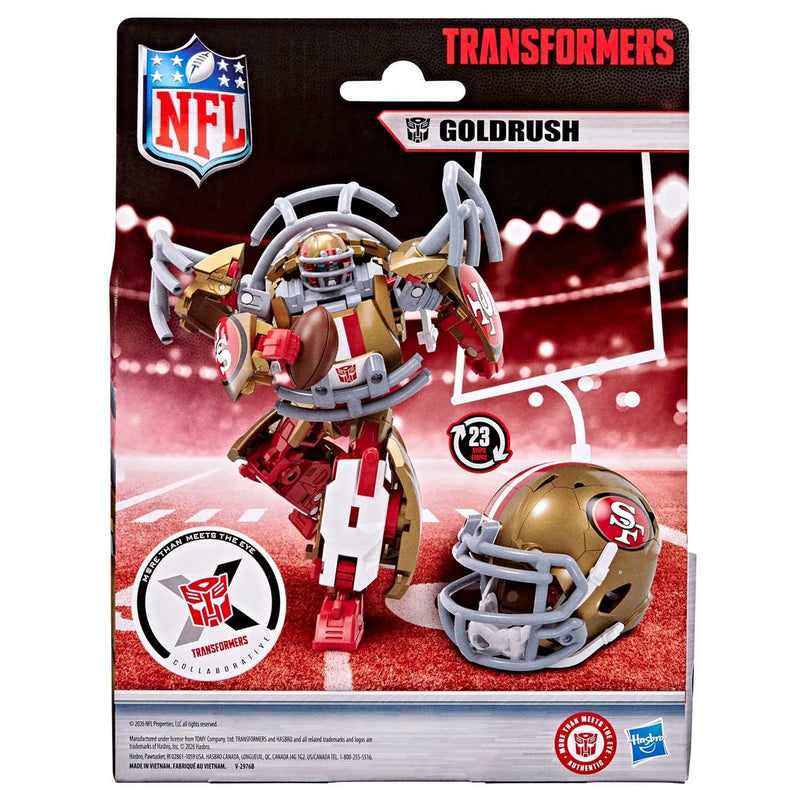 Load image into Gallery viewer, Transformers Collaborative - NFL x Transformers San Francisco 49ers Goldrush

