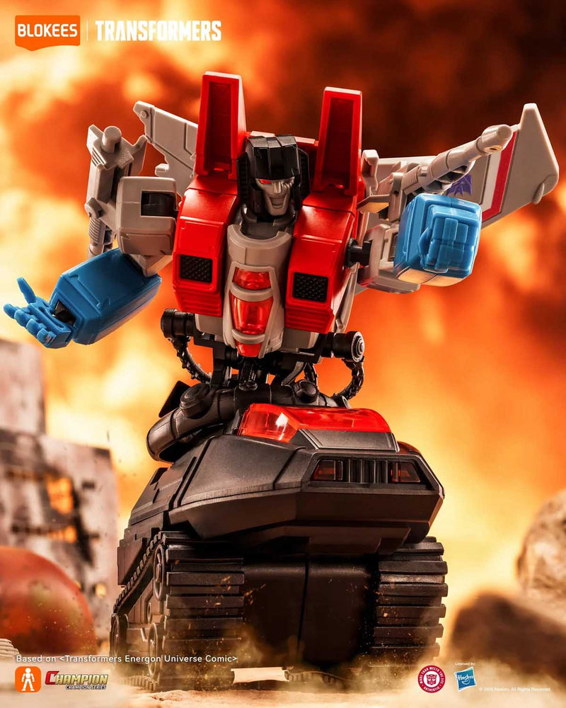 Load image into Gallery viewer, Blokees - Transformers DX Champion Class - CC29 Starscream and H.I.S.S. Tank (Energon Universe)
