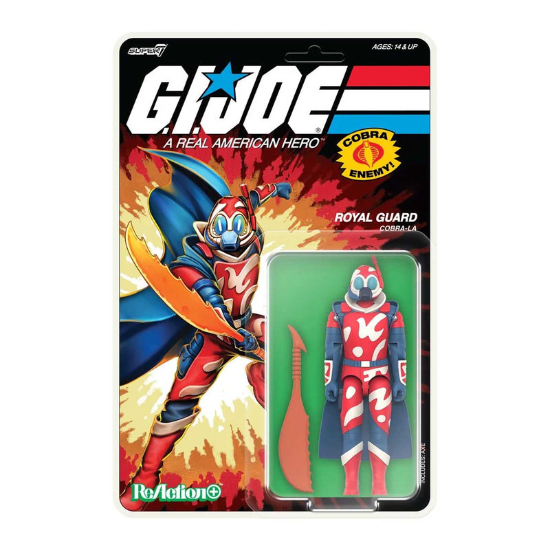 Load image into Gallery viewer, Super 7 - Reaction+ (O-Ring Figure) G.I. Joe - Cobra-La (Royal Guard) (Movie Collection)
