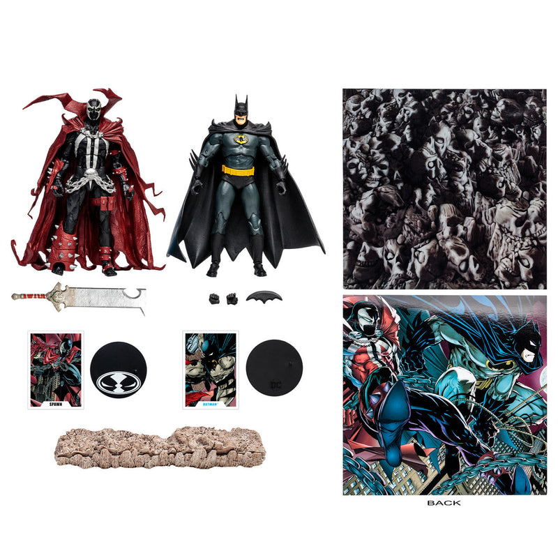 Load image into Gallery viewer, Mcfarlane Toys - DC Multiverse Batman and Spawn Action Figure 2-Pack
