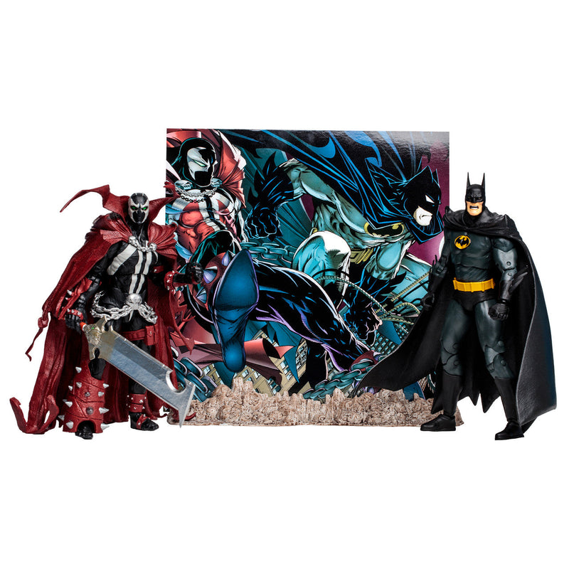 Load image into Gallery viewer, Mcfarlane Toys - DC Multiverse Batman and Spawn Action Figure 2-Pack
