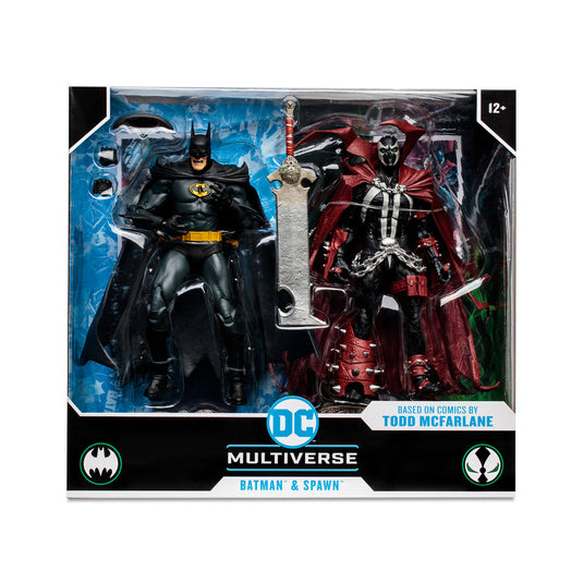 Mcfarlane Toys - DC Multiverse Batman and Spawn Action Figure 2-Pack