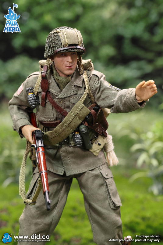 DID - 1/12 Palm Hero Series WWII US Army 101st Airborne Division - Captain Winters