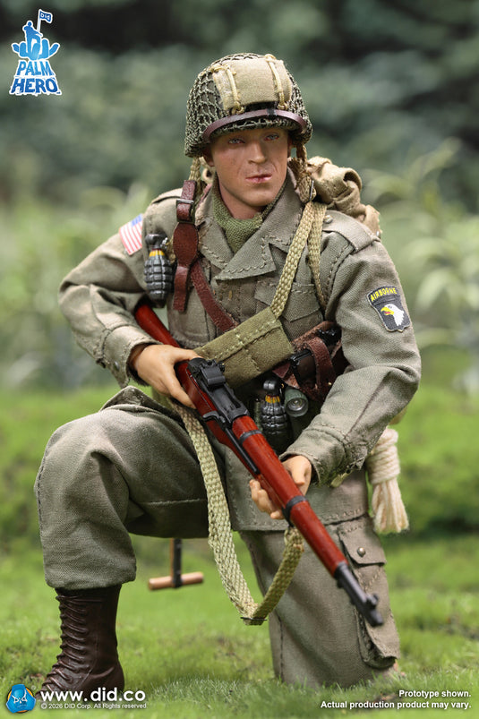 DID - 1/12 Palm Hero Series WWII US Army 101st Airborne Division - Captain Winters