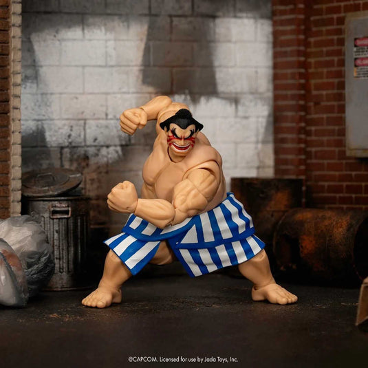Jada Toys - Ultra Street Fighter II The Final Challengers - E. Honda 1/12 Scale