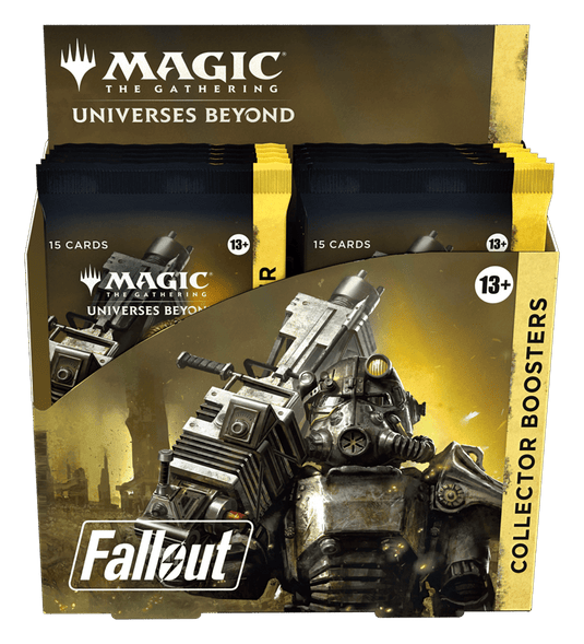 MTG - Universes Beyond: Fallout - Collector Booster Box Ages Three and Up MTG - Universes Beyond: Fallout - Collector Booster Box Ages Three and Up
