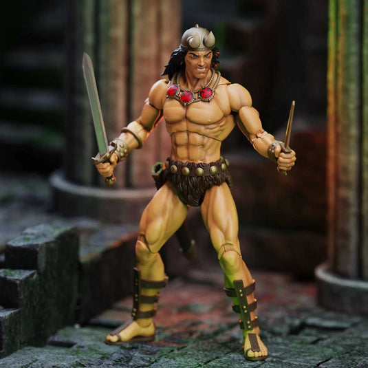 Boss Fight Studio - Conan The Barbarian: The Tower of the Elephant - Young Conan & Yag-Kosha 1/12 Scale