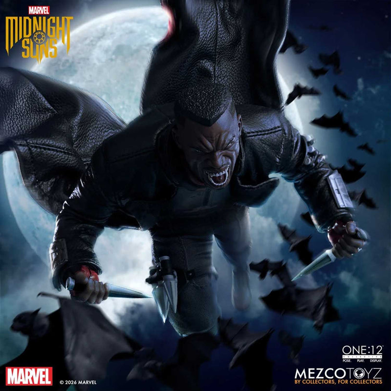 Load image into Gallery viewer, Mezco Toyz - One 12 Marvel's Midnight Suns - Blade
