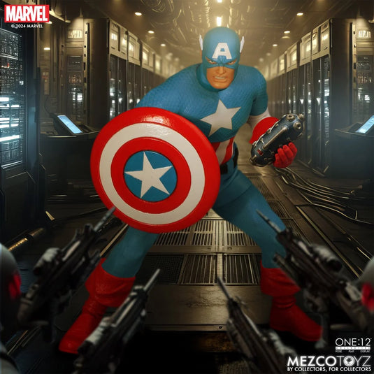 Mezco Toyz - One 12 Captain America (Silver Age Edition)