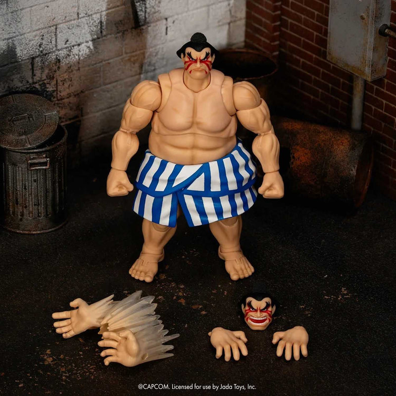Load image into Gallery viewer, Jada Toys - Ultra Street Fighter II The Final Challengers - E. Honda 1/12 Scale
