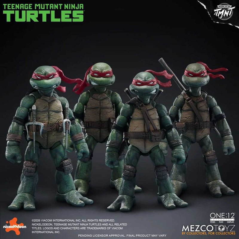 Load image into Gallery viewer, Mezco Toyz - One 12 Teenage Mutant Ninja Turtles (Comics) Deluxe Box Set
