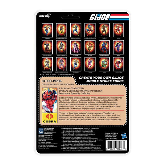 Super 7 - Reaction+ (O-Ring Figure) G.I. Joe - Hydro Viper (Comic)