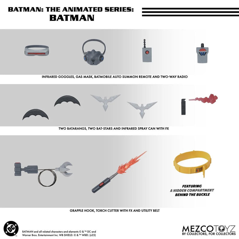 Load image into Gallery viewer, Mezco Toyz - One 12 Batman: The Animated Series - Batman
