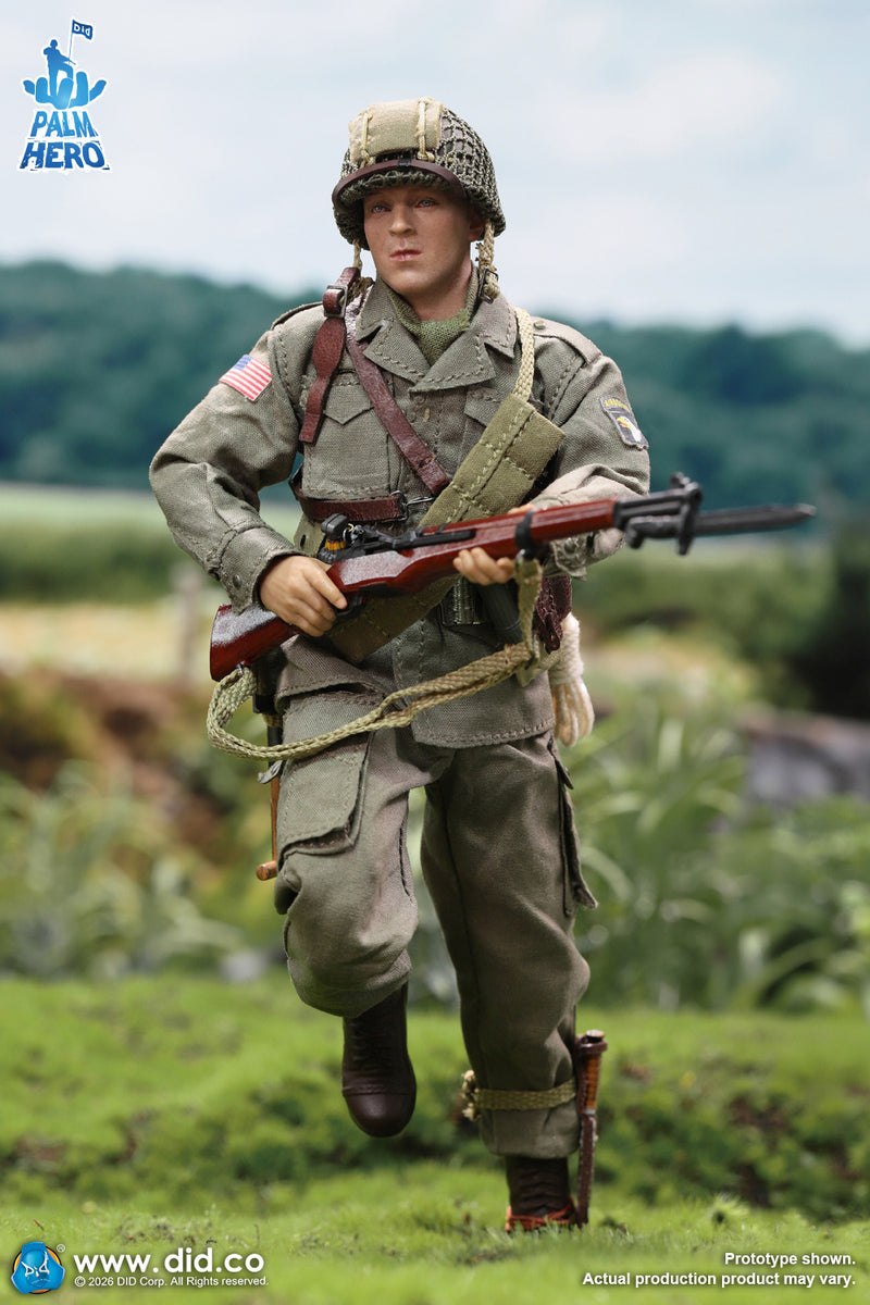 Load image into Gallery viewer, DID - 1/12 Palm Hero Series WWII US Army 101st Airborne Division - Captain Winters
