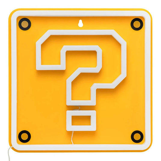 Paladone - Super Mario Question Block Wall Mountable LED Neon Light