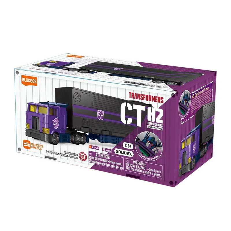 Load image into Gallery viewer, Blokees - Transformers Wheels - CT02 Shattered Glass Optimus Prime
