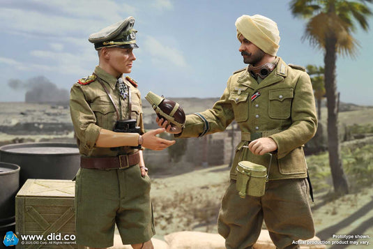 DID - 1/6 WWII German Africa Corps - Supply Duty Ishaan & Panzer Commander Stauffenberg
