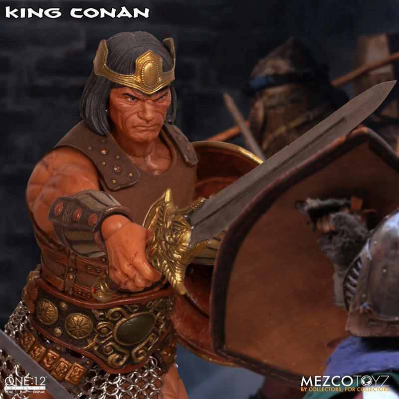 Load image into Gallery viewer, Mezco Toyz - One 12 Conan The Barbarian - King Conan
