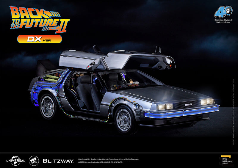 Load image into Gallery viewer, Blitzway - Back To the Future Part II: Delorean 1/6 Scale Vehicle (Deluxe)
