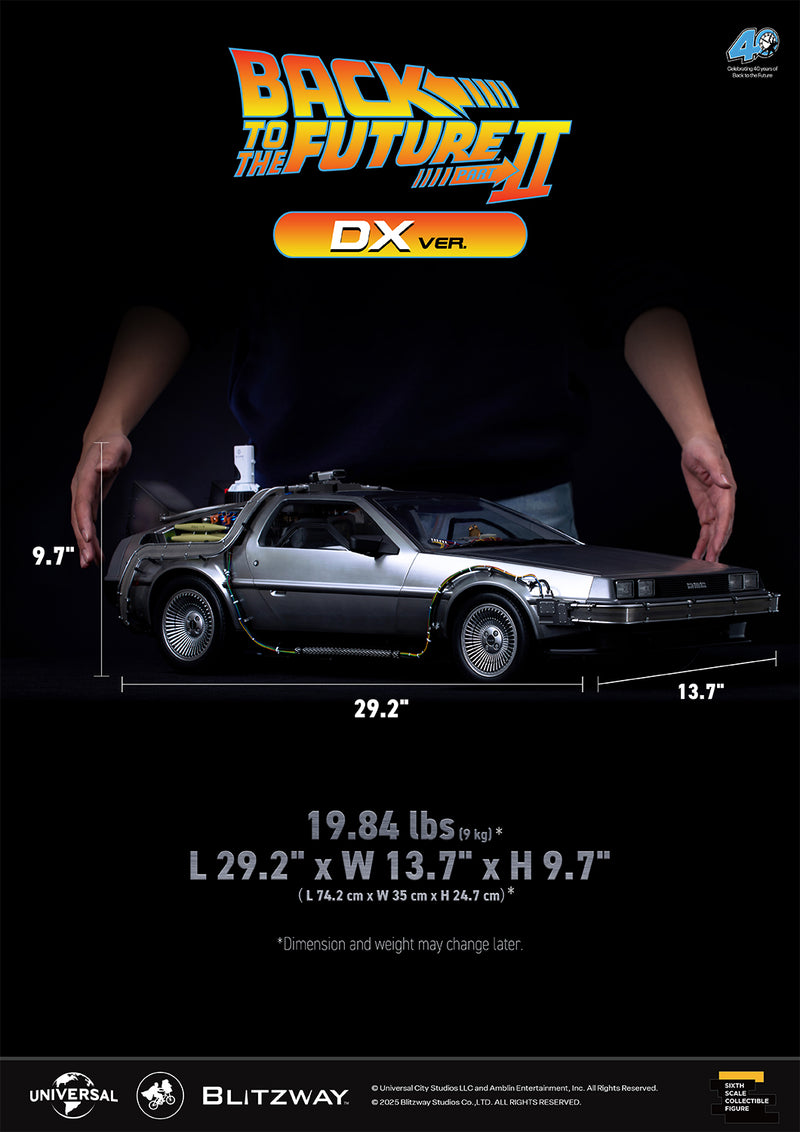 Load image into Gallery viewer, Blitzway - Back To the Future Part II: Delorean 1/6 Scale Vehicle (Deluxe)
