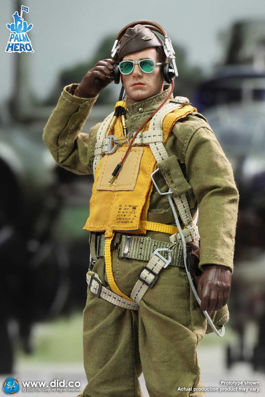DID - 1/12 Palm Hero Series WWII US Army Air Force Pilot - Captain Rafe