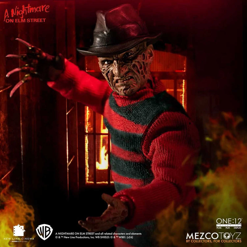 Load image into Gallery viewer, Mezco Toyz - One 12 A Nightmare on Elm Street - Freddy Krueger
