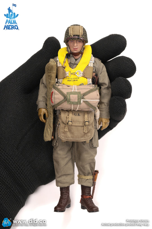 DID - 1/12 Palm Hero Series WWII US Army 101st Airborne Division - Captain Winters