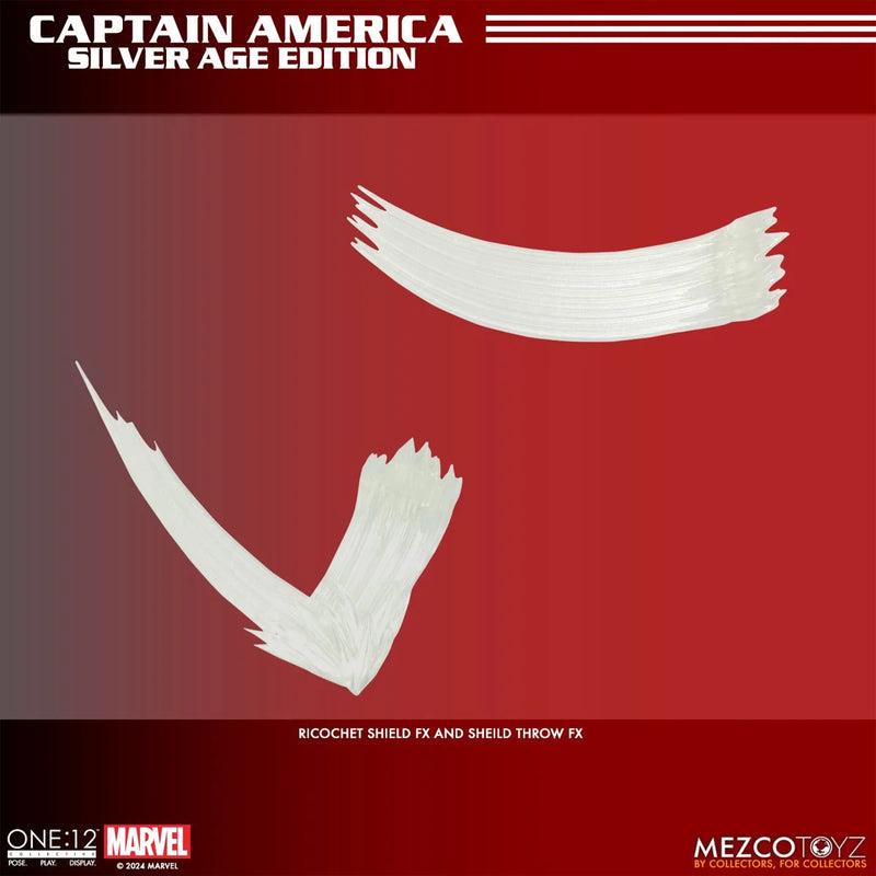 Load image into Gallery viewer, Mezco Toyz - One 12 Captain America (Silver Age Edition)
