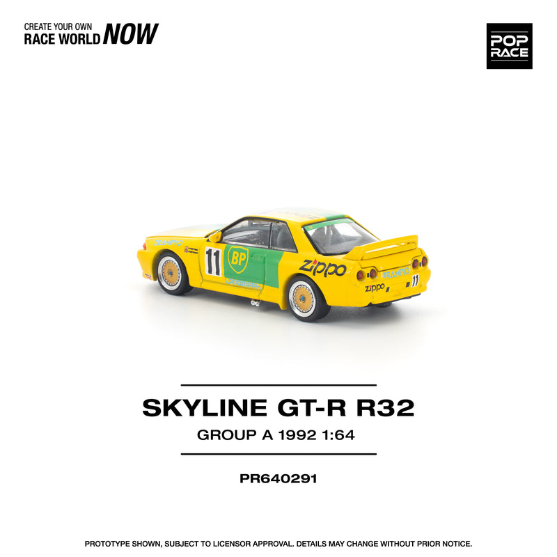 Load image into Gallery viewer, Pop Race - GT-R R32 (Group A 1992) 1/64 Scale Diecast Model Car
