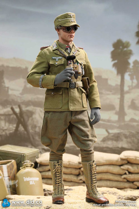 DID - 1/6 WWII German Africa Corps - Supply Duty Ishaan & Panzer Commander Stauffenberg