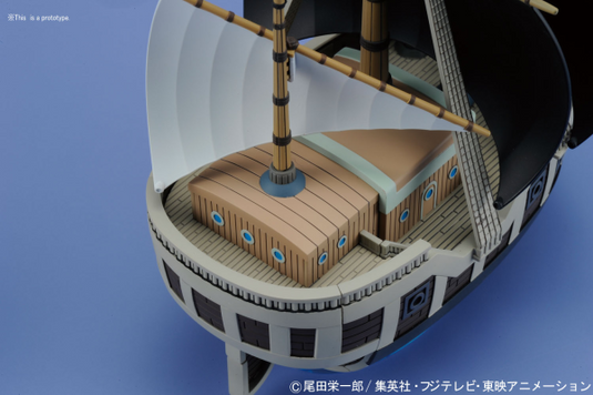Bandai - One Piece - Grand Ship Collection: Spade Pirates Ship Model Kit