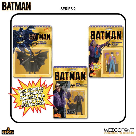 Mezco Toyz - Batman (1989) 5 Points Series 2 Set of 3