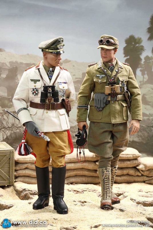 DID - 1/6 WWII German Africa Corps - Supply Duty Ishaan & Panzer Commander Stauffenberg